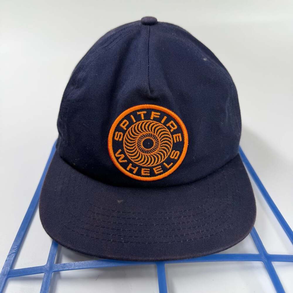 Spitfire Classic 87 Swirl Patch Snapback Navy Orange